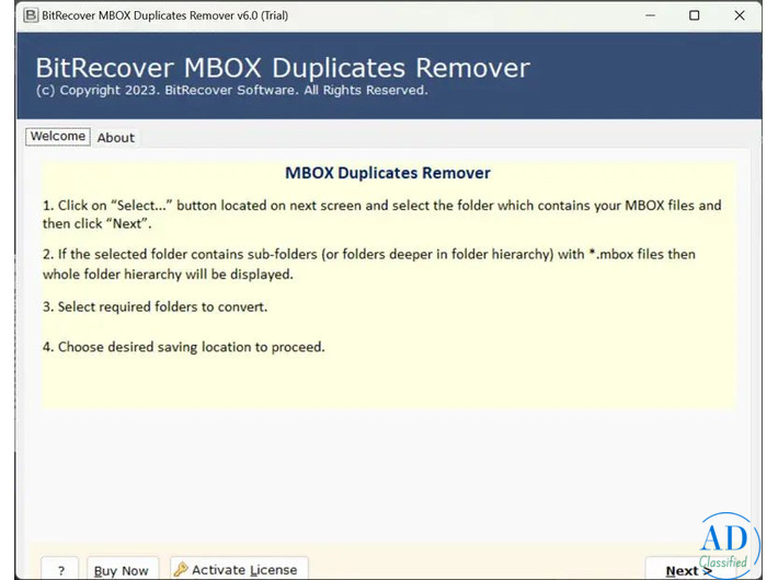 RecoveryTools MBOX Duplicate Remover
