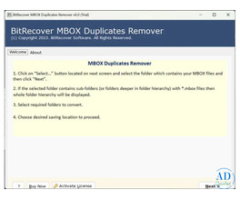 RecoveryTools MBOX Duplicate Remover