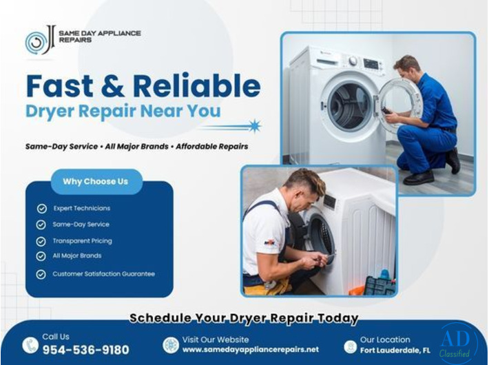 Professional Dryer Repair Service Near You