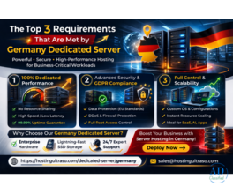 The Top 3 Requirements That Are Met by Germany Dedicated Server Infrastructure