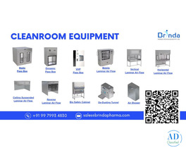Laboratory Clean Room Equipment Supplier in India | Brinda