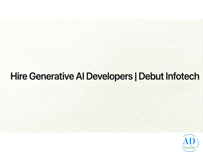Hire Generative AI Developers | Debut Infotech