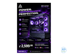 Best Custom Built PCs UK – Ryzen  X3D + RTX   Ti