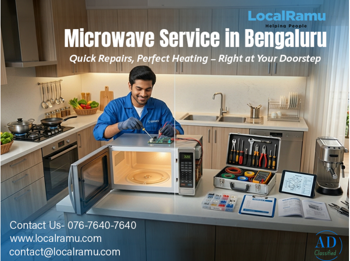 Trusted Microwave Repair Service at Your Doorstep in Bangalore by LocalRamu Services