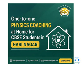 Find Expert Physics Private Tuition in Hari Nagar