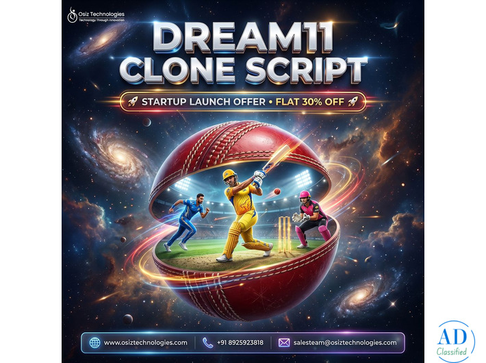 Launch Your Fantasy Sports Platform With Dream11 Clone Script | 30% Limited Offer