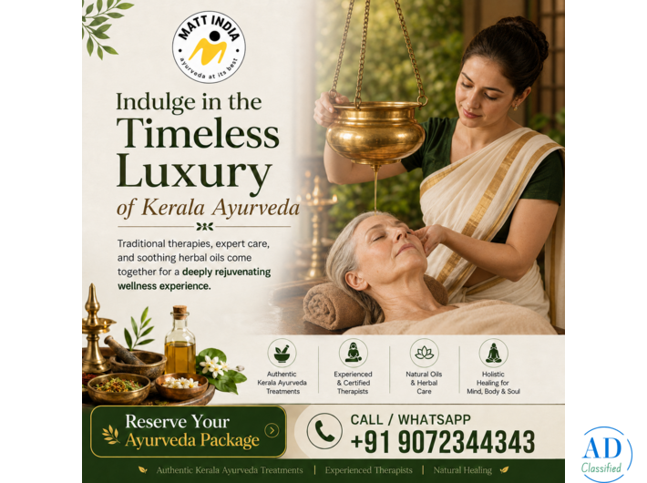 Best Ayurveda Treatment and Tour Packages in Kerala, India