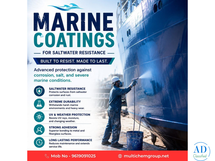 marine coatings for underwater structures