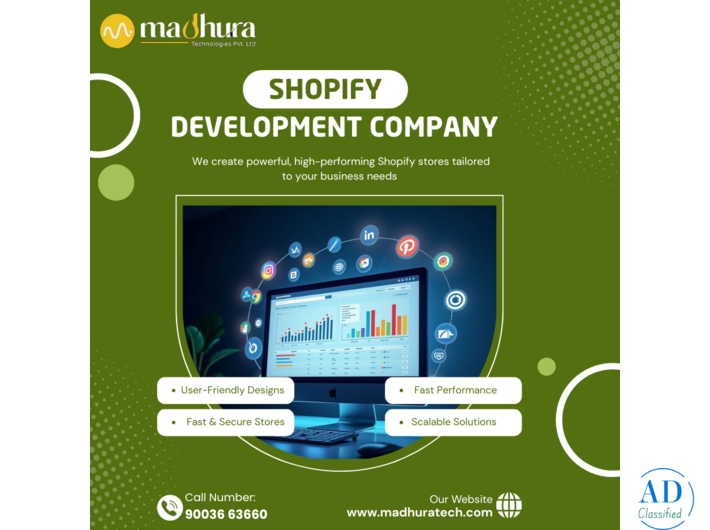 Affordable Shopify Development Company in Coimbatore – Madhura Technologies