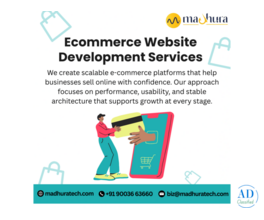 Easy Maintenance Ecommerce Website Development Services by Madhura Technologies