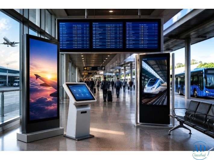 Smart Transportation Digital Signage Solutions for Airports Public Transit