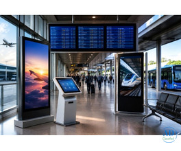 Smart Transportation Digital Signage Solutions for Airports Public Transit