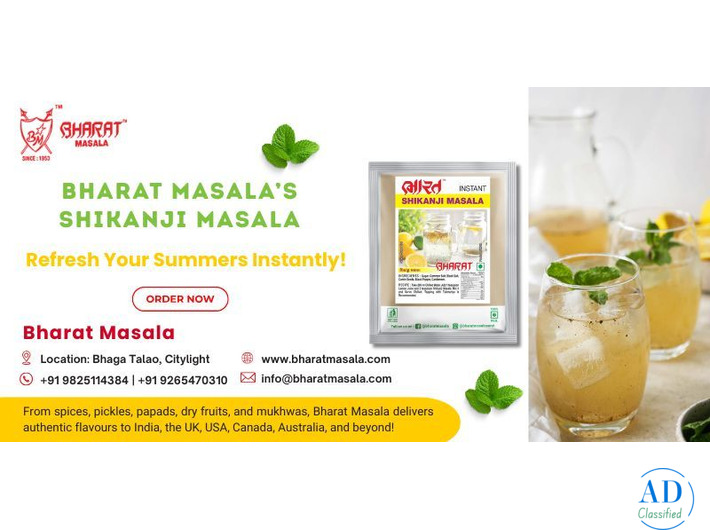 Buy Bharat Masala’s Shikanji Masala – Refresh Your Summers Instantly!