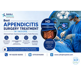 Best Appendicitis Surgery Treatment in Indore – Sahaj Hospital