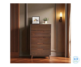 Mid-Century Dark Finish Dresser