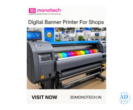 Reliable Digital Banner Printer For Shops | 3D Monotech