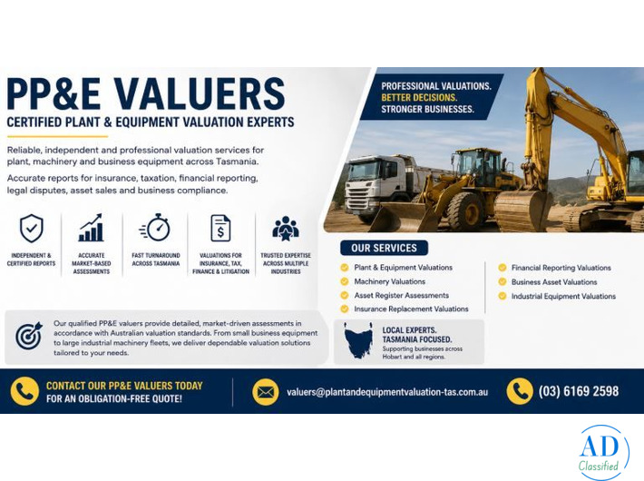 PP&E Valuers – Certified Plant & Equipment Valuation Experts