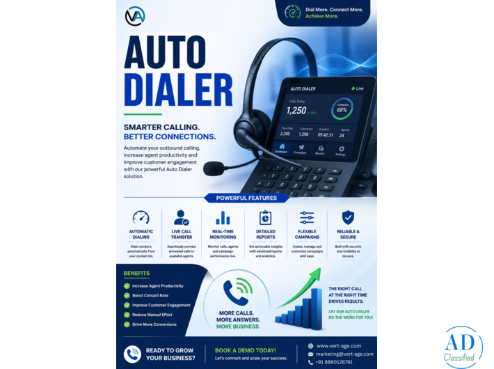 Advanced Auto Dialer Services by Vertage