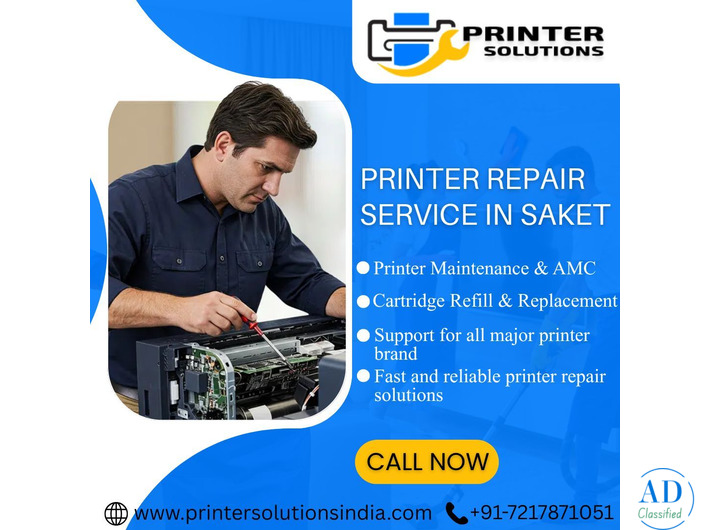 Printer Repair Service in Saket | Printer Solution India