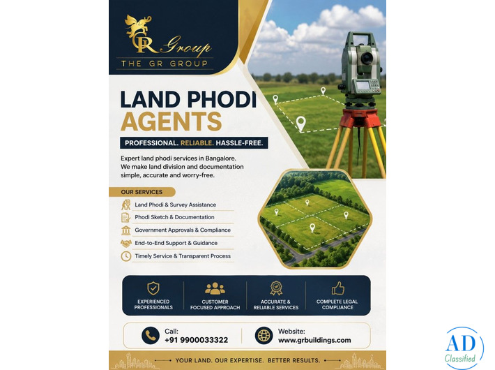 Land phodi agents in Bangalore