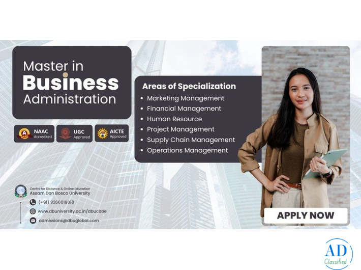 🎓 Online MBA Degree – Assam Don Bosco University