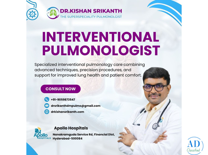 Interventional Pulmonologist | Dr Kishan Srikanth