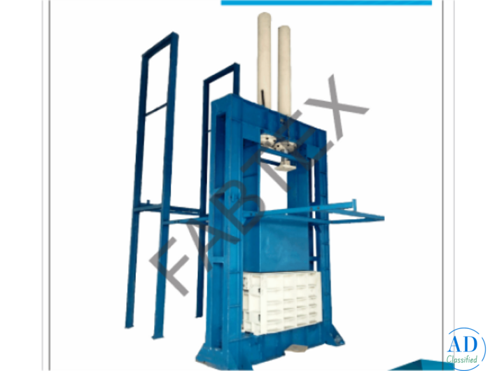 Reliable Automatic Waste Cotton Baling Press with SILO Unit | Fabtex Baler