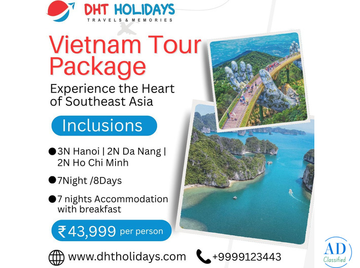 Vietnam Tour Package For 8 Days 7 Nights | DHT Holidays