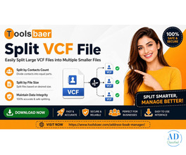 Stop Struggling with Large VCF Files Instantly Split Contacts into Separate Files