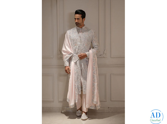 Designer Sherwani for Men – Elevate Your Wedding Look with Royal Elegance