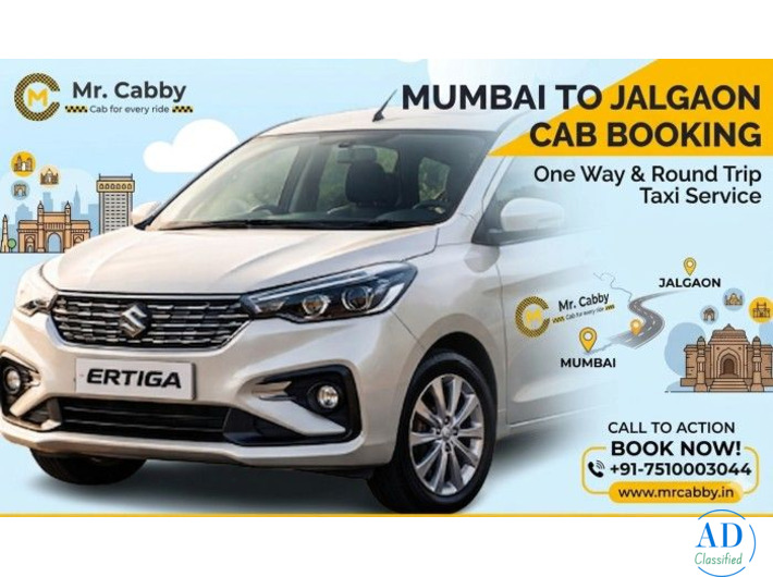 Mumbai to Jalgaon Cab Booking:One Way & Round Trip Taxi Service
