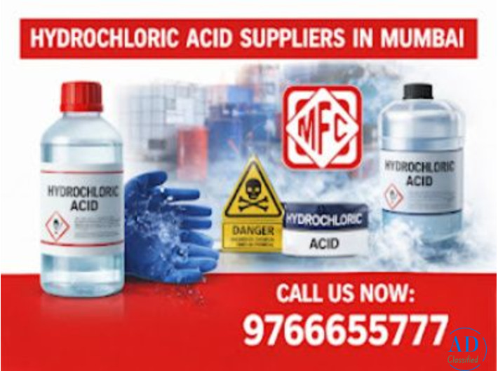 Hydrochloric Acid Suppliers in Mumbai for Bulk Orders