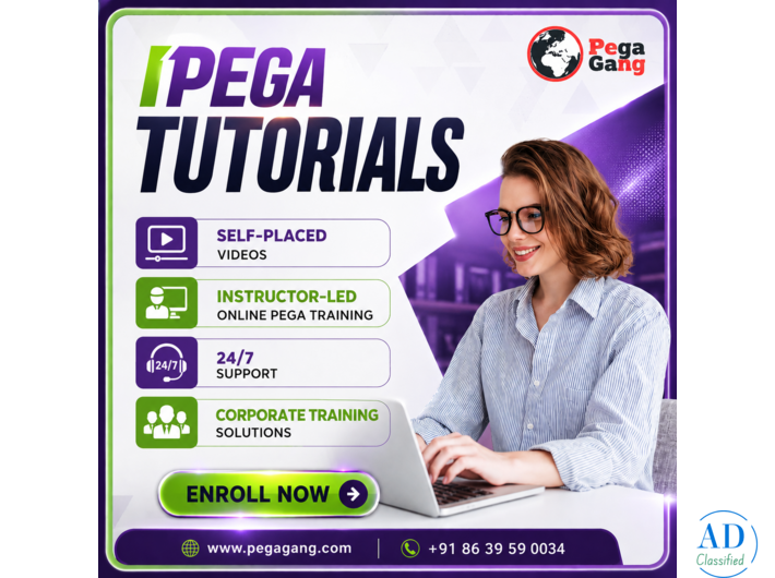 Flexible Pega Tutorials in Hyderabad With Online and Classroom Training