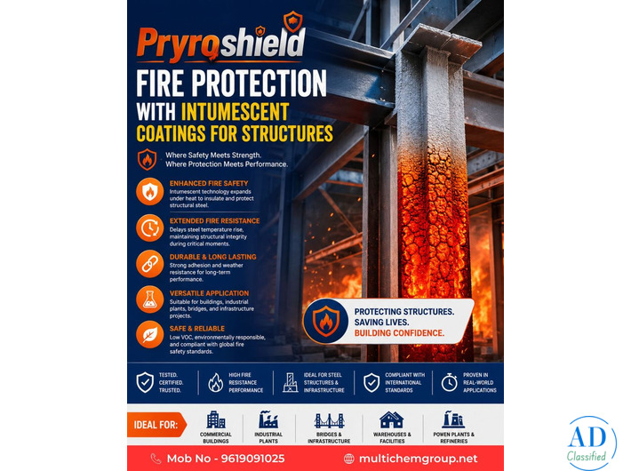 Fire Protection with Intumescent Coatings for Structures