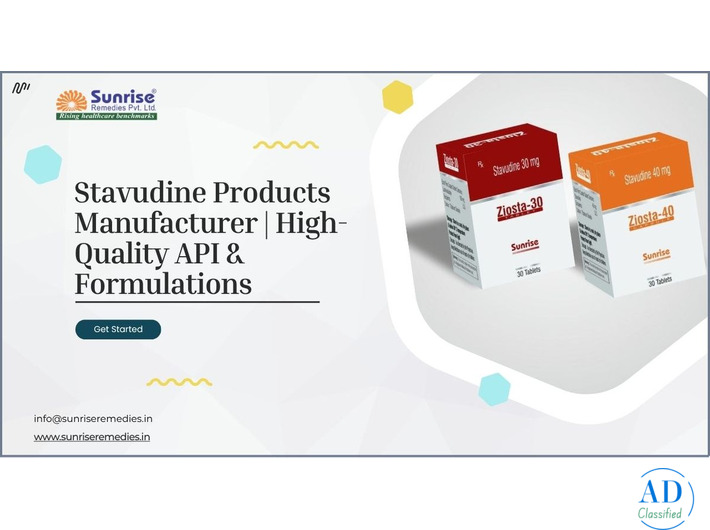 Stavudine Products Manufacturer | High-Quality API & Formulations