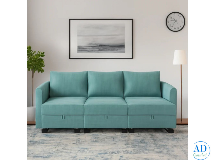U-Shaped Sleeper Sectional Reversible Modular Sectional Sofa