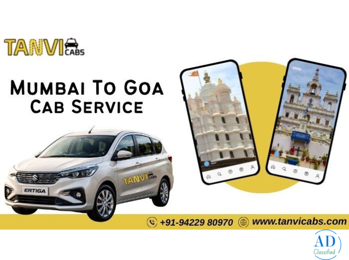 Book Mumbai To Goa Cab Service - Tanvi Cabs