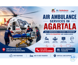 Air Ambulance Services in Agartala – Emergency Medical Transport by Air Ambulancee