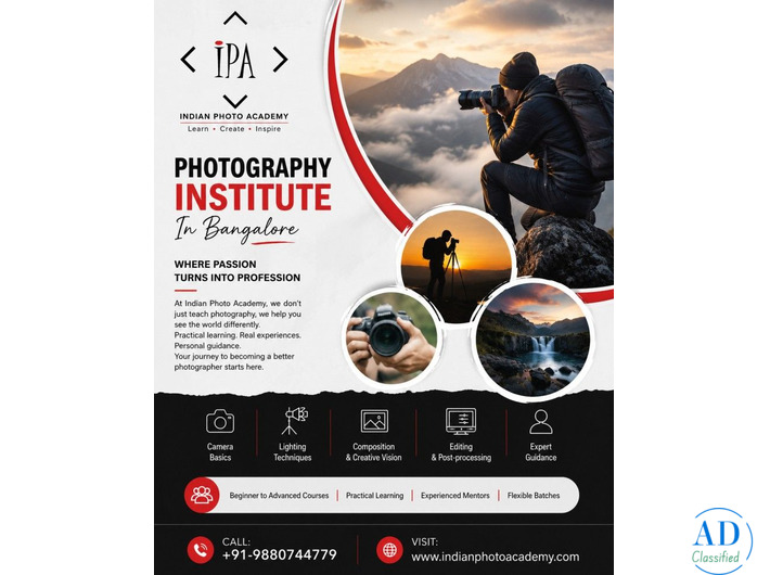 photography institute in Bangalore