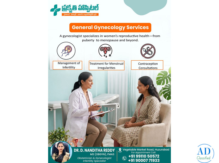 Best Gynaecology Hospital In Huzurabad