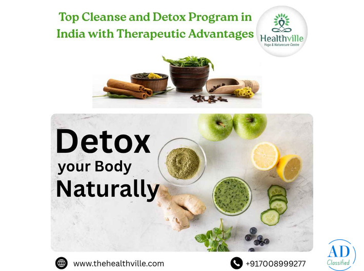 Top Cleanse and Detox Program in India with Therapeutic Advantages