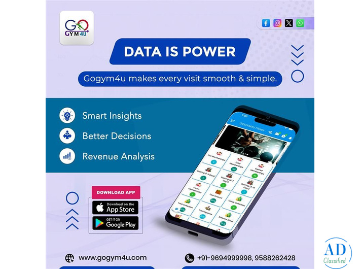 GoGym4U - All-in-One Gym Management App for Fitness Clubs and Gym Owners