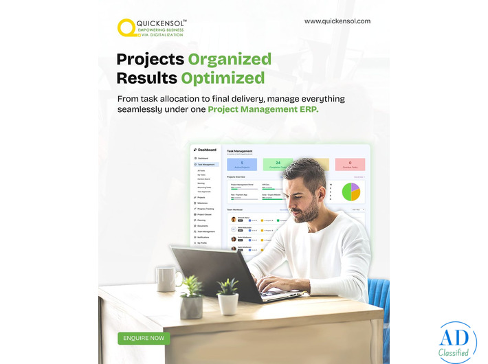 Project Management ERP Software for Efficient Business Workflow