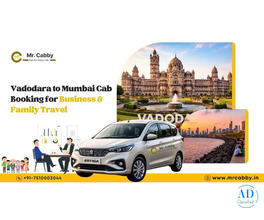 Book Vadodara to Mumbai Cab fare @ Rs. 11/Km