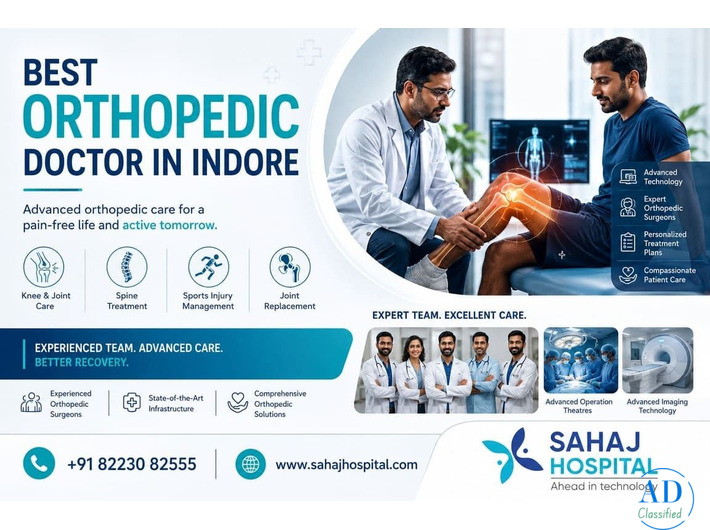 Best Orthopedic Doctor in Indore – Sahaj Hospital