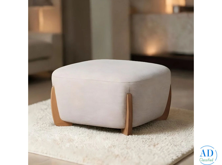 Minimalist Square Ottoman