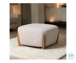 Minimalist Square Ottoman