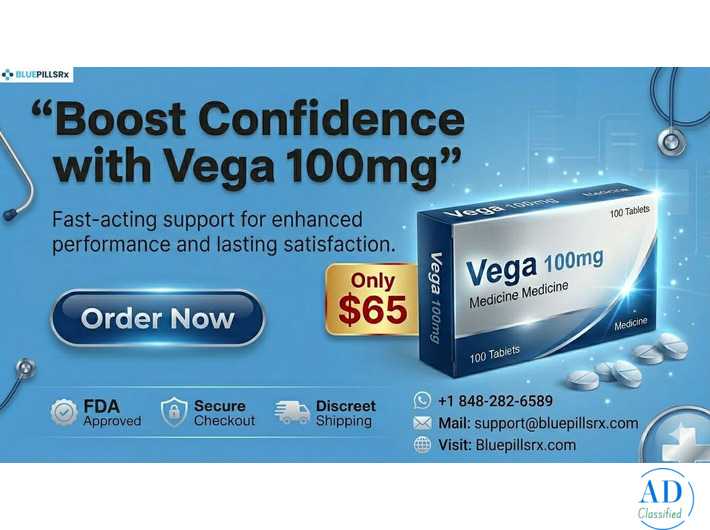 Vega 100 mg for Stronger Performance