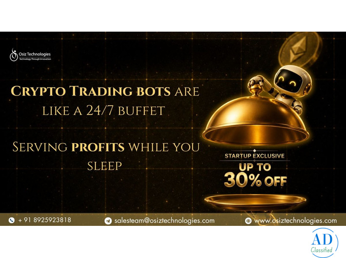 Startup Success Deal – Claim Flat 30% OFF on Crypto Trading Bot Solutions