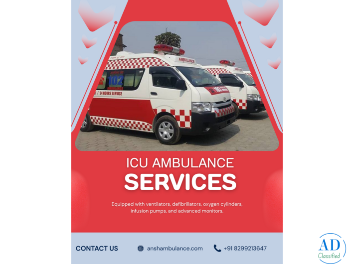 ICU Ambulance Service in Lucknow